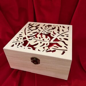 Bio-Präsentkiste aus Holz-abschließlichbar