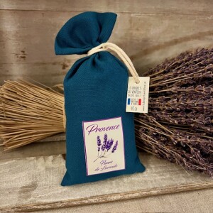 Bouquets Ventoux-Bio-Lavendelsäckchen-petrolblau