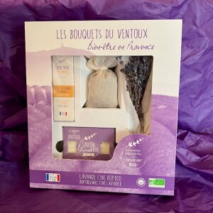 Bouquets du Ventoux-Wohlfühl-Geschenkbox mit Bio-Lavendel-1
