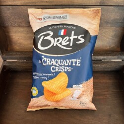 Brets-Kartoffelchips mit Sa⁄lz aus Gruérande