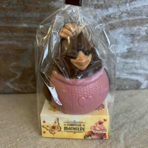 Comptoir de Mathilde_Ostern 2026_Schokoladentiere_Küken mit Pulli rosa
