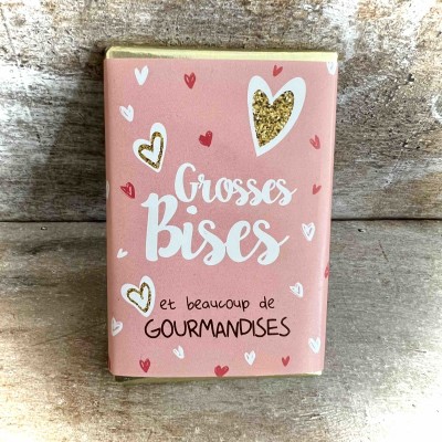 Dlys Couleurs-Mini-Vollmilchschokolade-grosses bises-30g