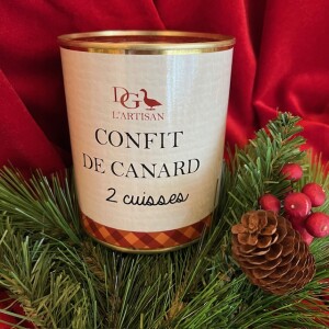 Domaine des Graves :Sudreau_Confit de canard 2 cuisses_Entenkeulen-Confit_765g