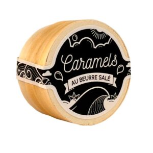Mini-Naturbox mit gesalzenen Karamellbonbons, Motiv Bretagne, La Maison d'Armorine, 50g