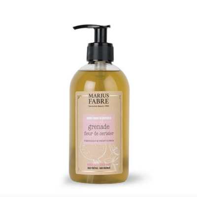 Marius Fabre-Olivenölseife ohne Palmöl-Granatapfel & Kirschblüte 400ml