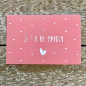 Postkarten “Ich liebe Dich Mama”, Les Éditions de Mai, 15x10cm