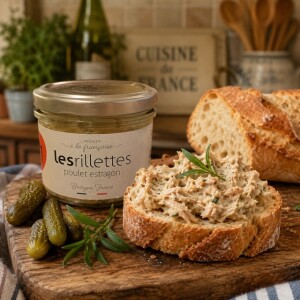 Secrets de famille-Hähnchen Rillette mit Estragon