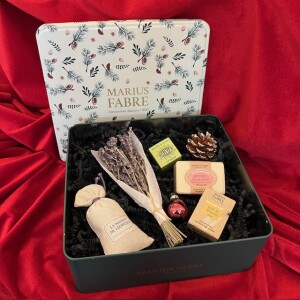 Weihnachtliche Geschenkbox Antibes