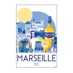 Winkler-Geschirrtuch-Marseille
